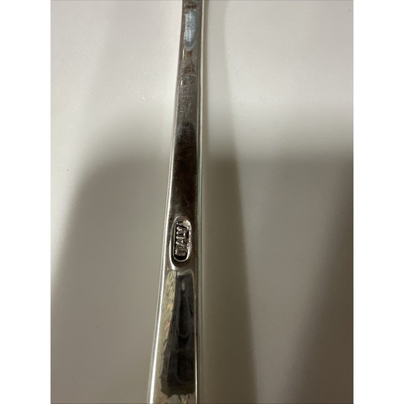 Salad Server Set Cutlery Fork Spoon‎ Italian Silver Plated MCM Hostess - Picture 6 of 8